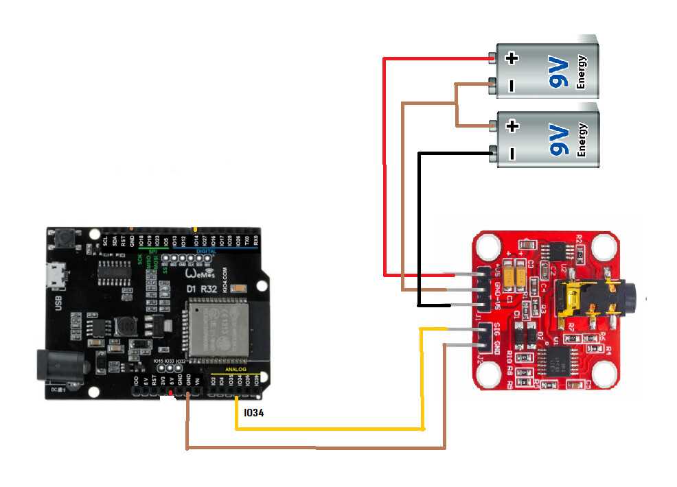 emg sensor circuit diagram