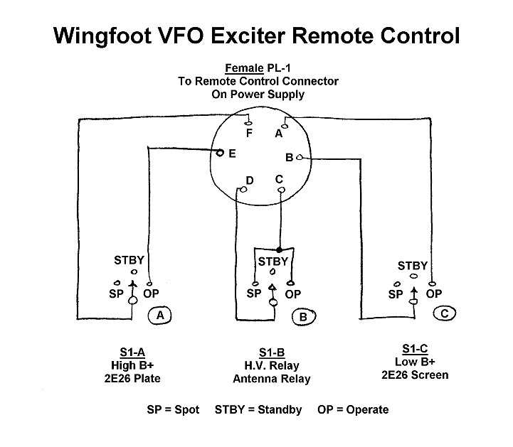 remote control relay circuit diagram
