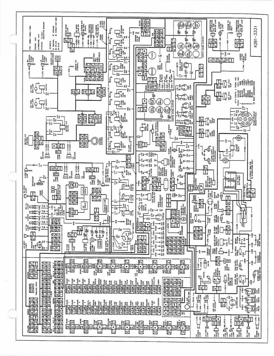 kenworth w900a wiring diagram