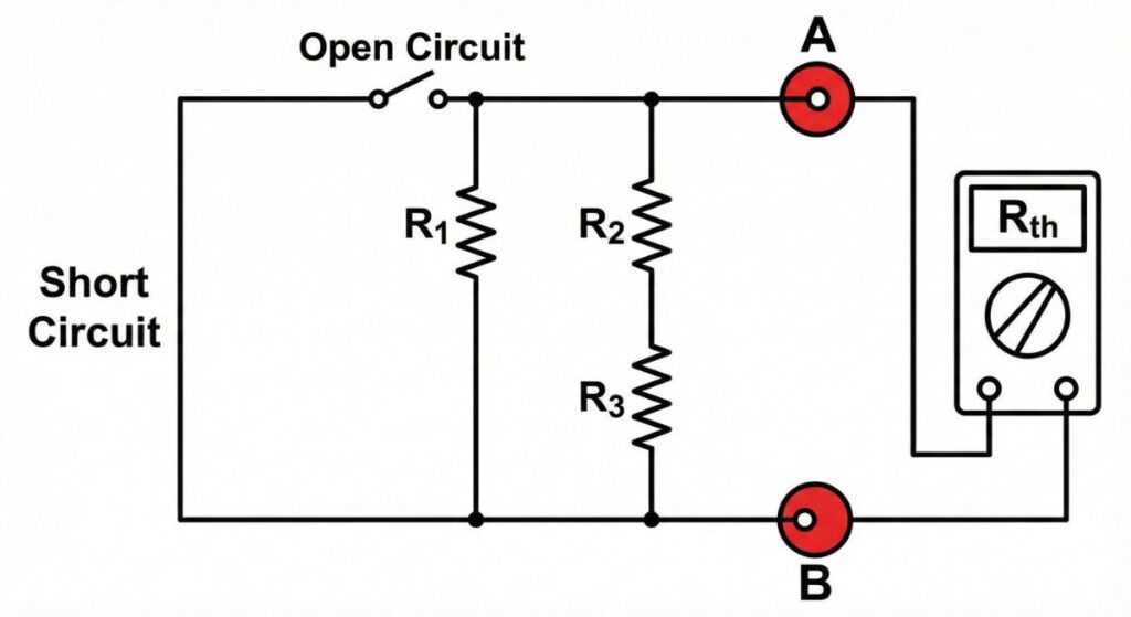 thevenins theorem circuit diagram thevenins theorem circuit diagram