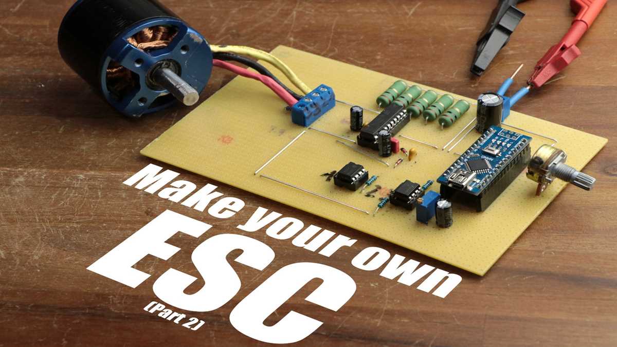 esc circuit diagram for brushless motor