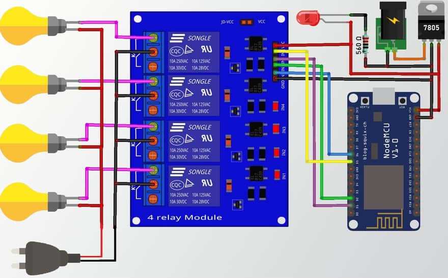 esp8266 schematic diagram