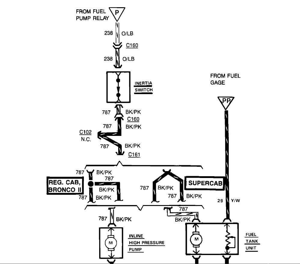 1986 ford ranger fuel pump wiring diagram