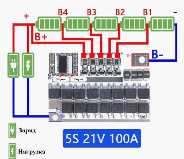 5s bms circuit diagram