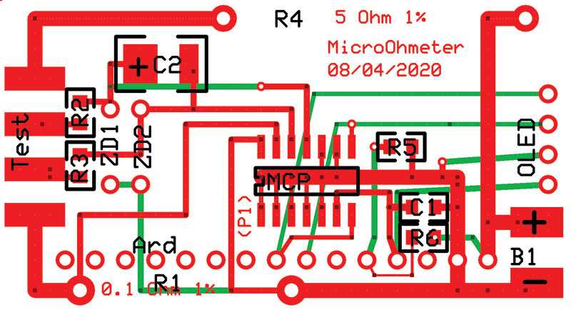 micro ohm meter circuit diagram