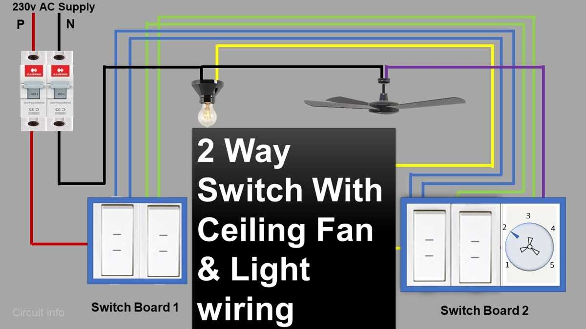 fan and light wiring diagram
