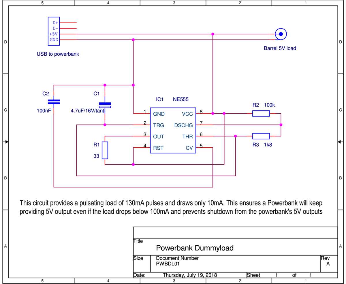 fast charging power bank circuit diagram