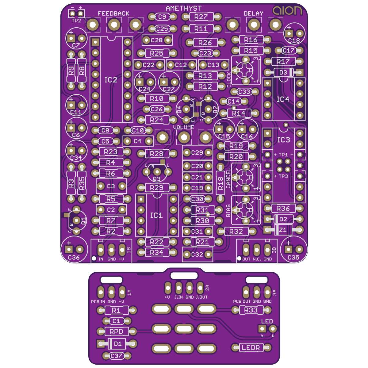 faux analog delay schematic diagram