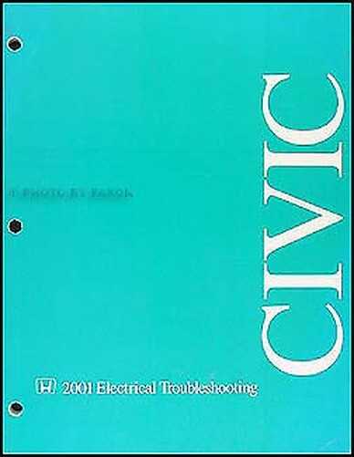 2001 honda civic electrical wiring diagram