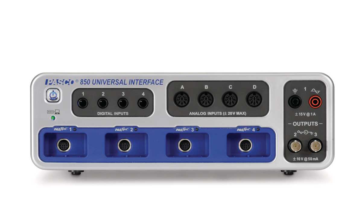universal interface pasco 850 schematic diagram