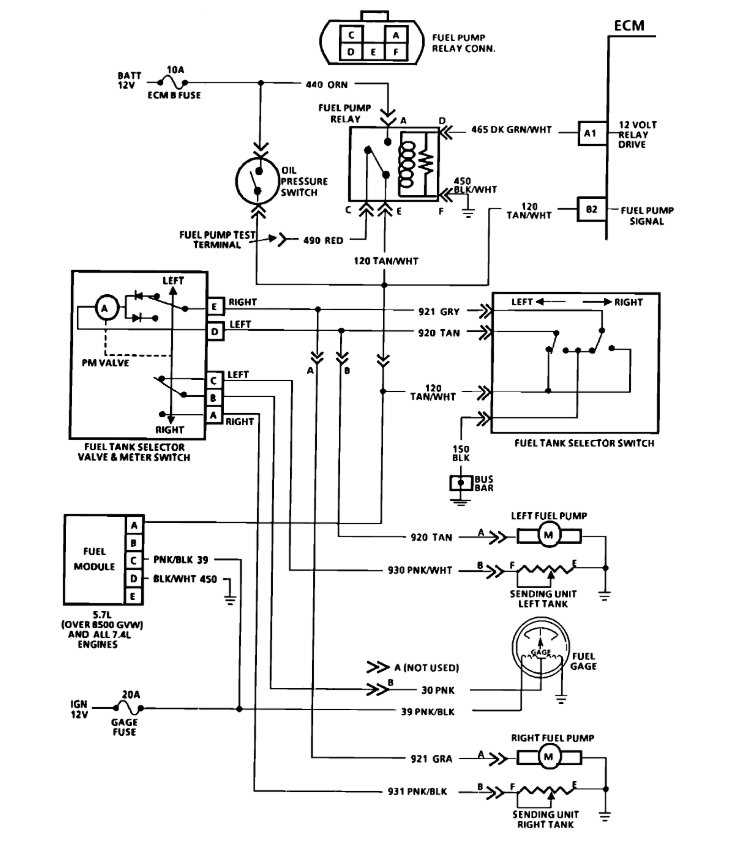 1990 chevy 1500 fuel pump wiring diagram