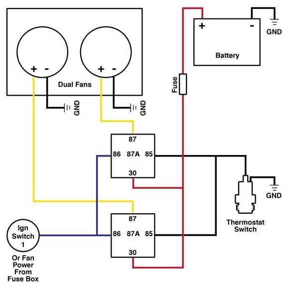 2 speed cooling fan wiring diagram 2 speed cooling fan wiring diagram