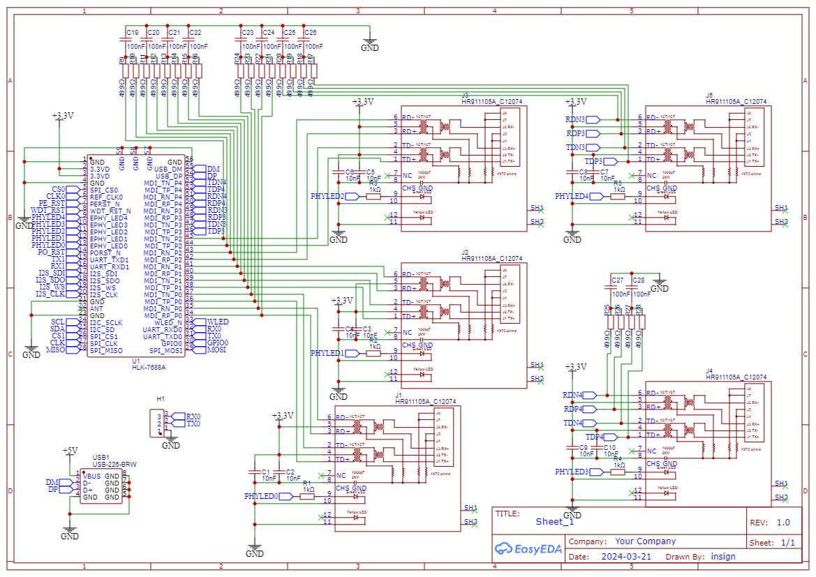 router schematic diagram