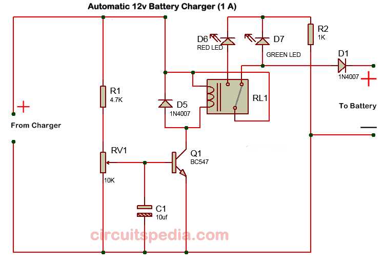 battery overcharge protection circuit diagram