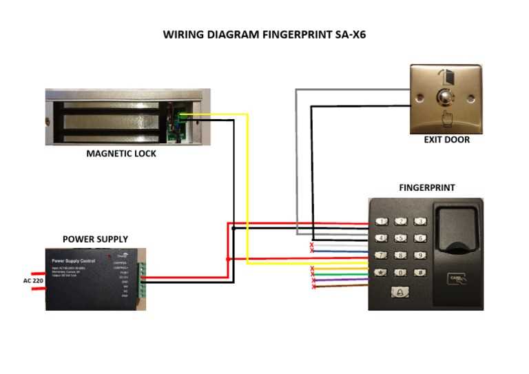 fingerprint door lock circuit diagram