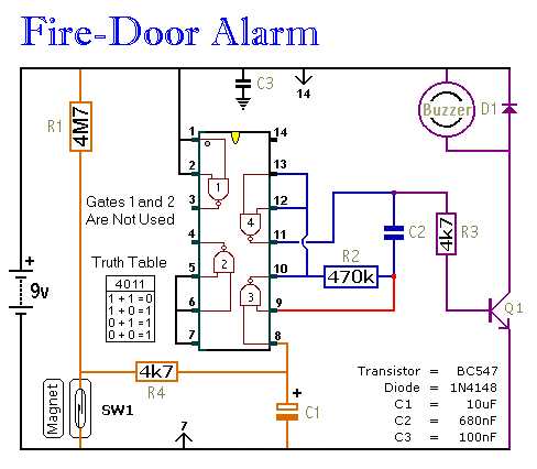 fire alarm circuit diagram fire alarm circuit diagram