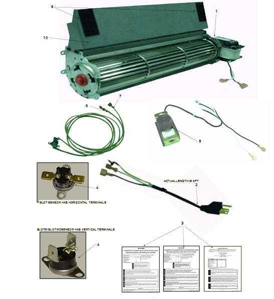 fireplace blower wiring diagram