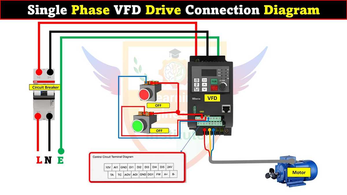 vfd motor control circuit diagram