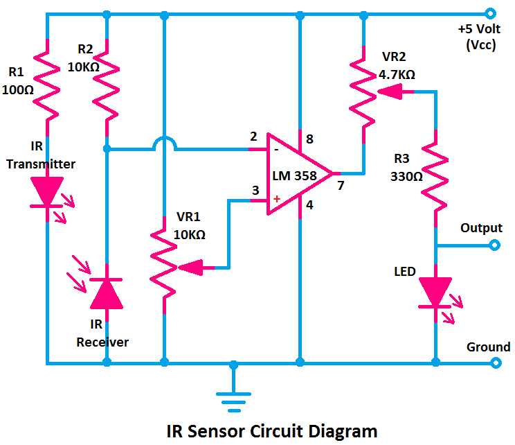 ir receiver circuit diagram