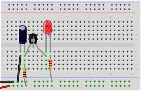 flashing led circuit diagram