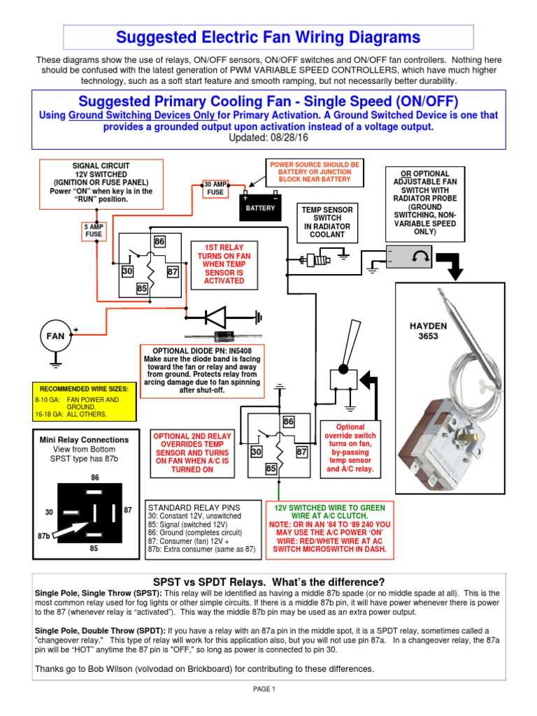 flex a lite fan controller wiring diagram