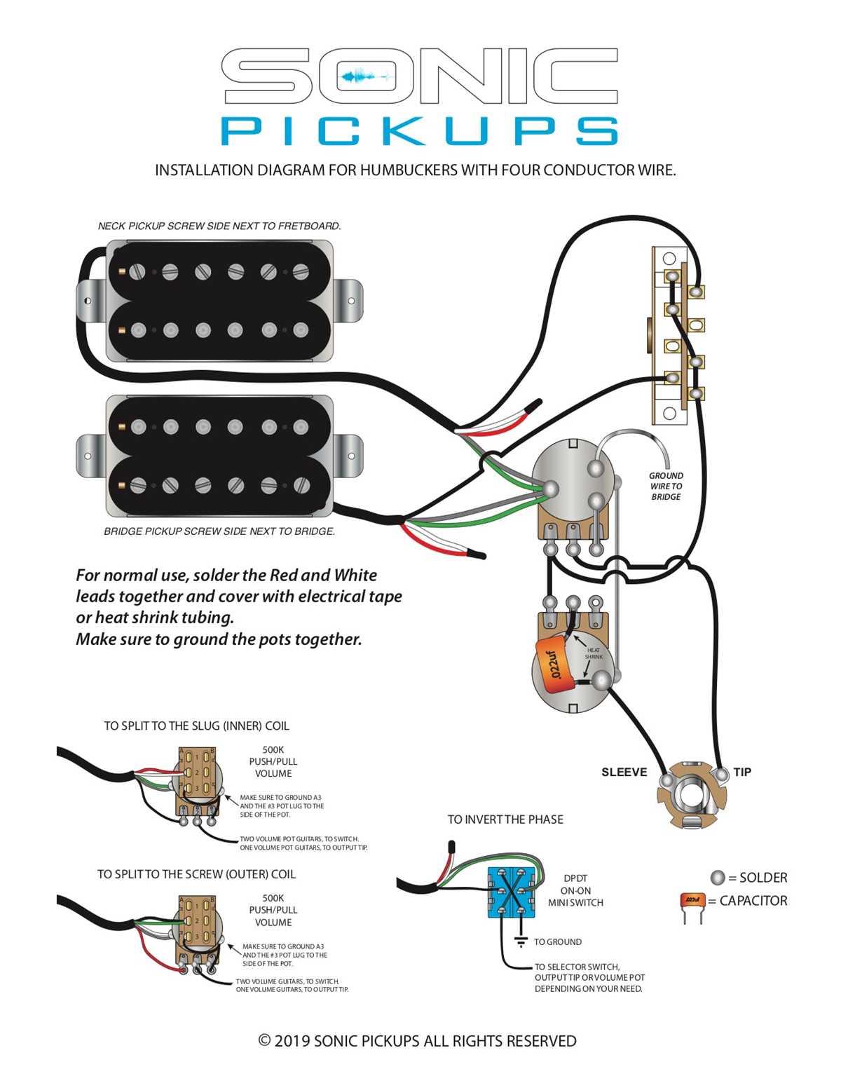 2 single coil pickup wiring diagram