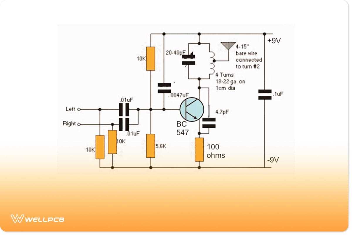 fm modulator schematic diagram