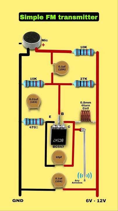 fm radio transmitter schematic diagram