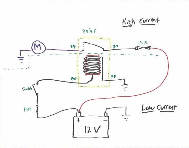 12 volt horn wiring diagram