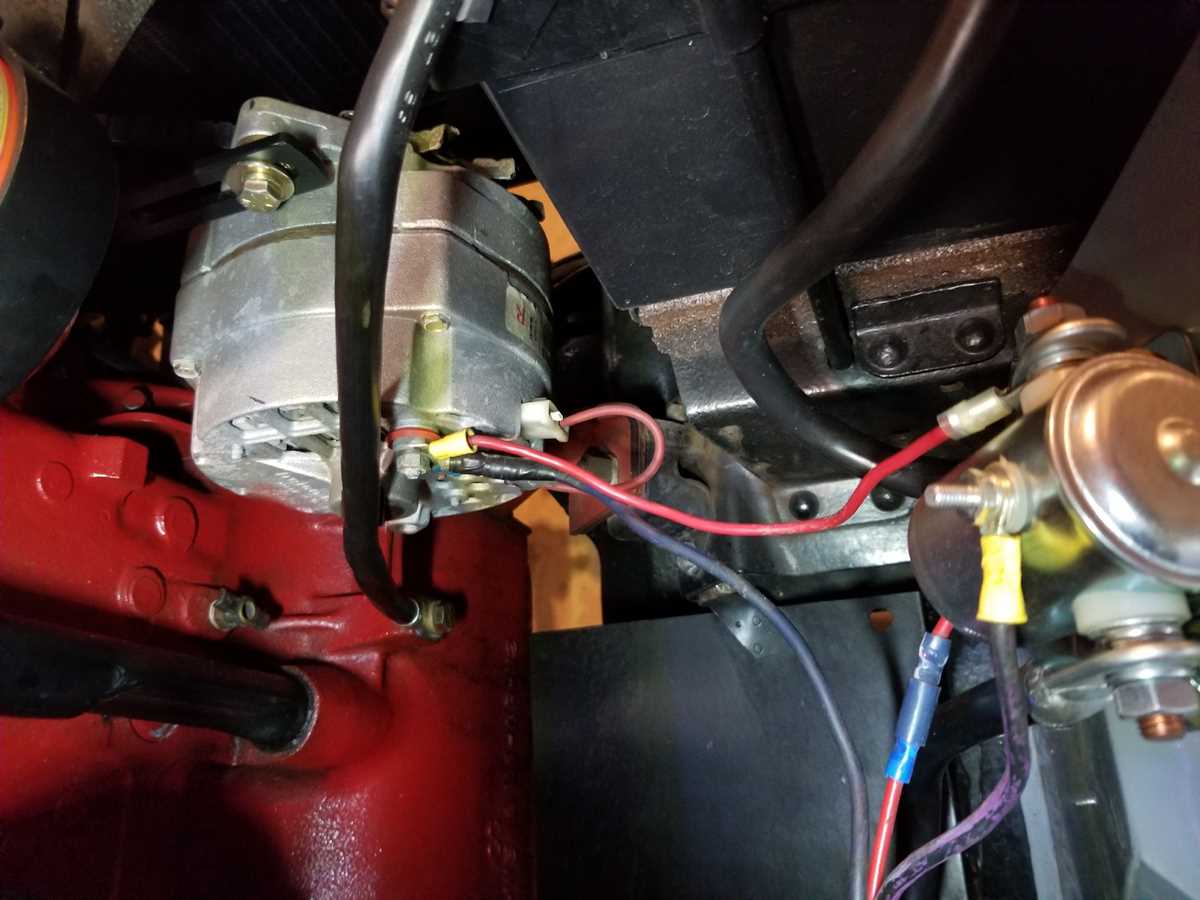 ford one wire alternator wiring diagram