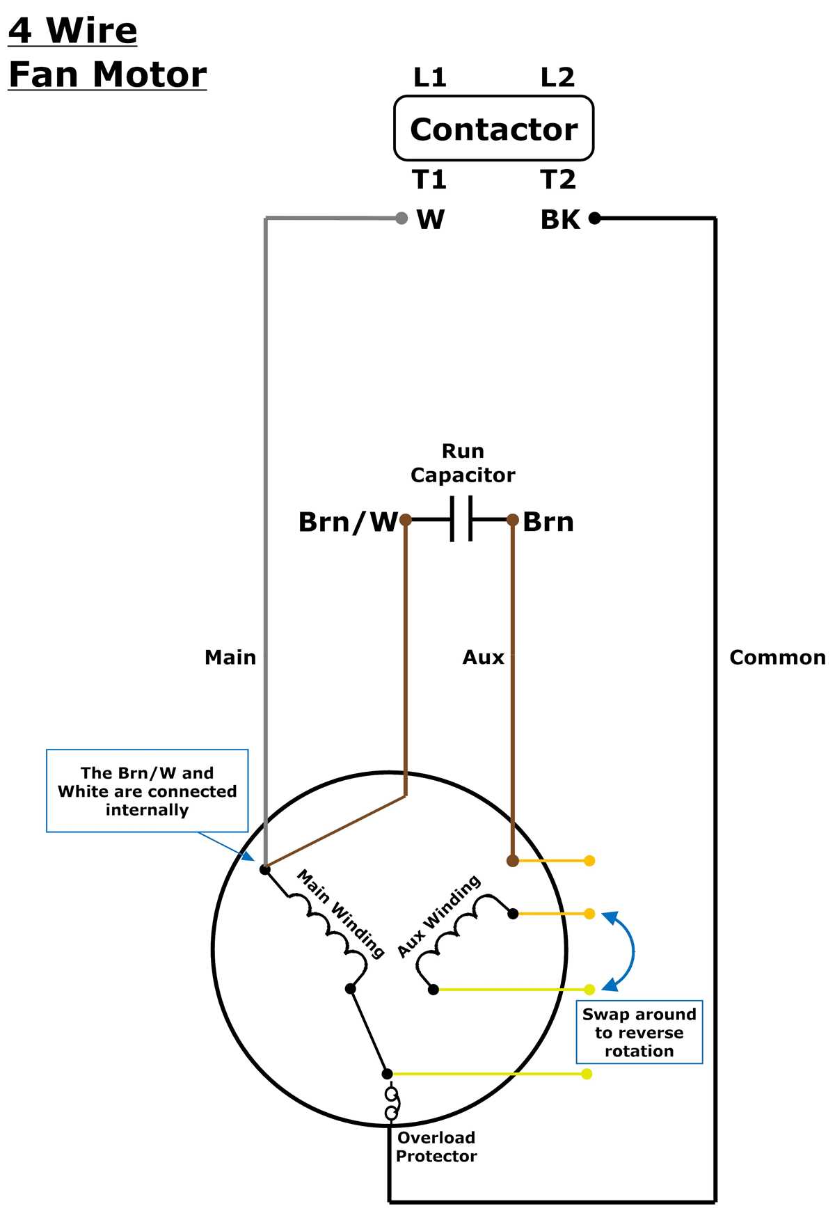 240v blower motor wiring diagram