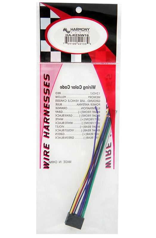 color code kenwood wiring harness diagram