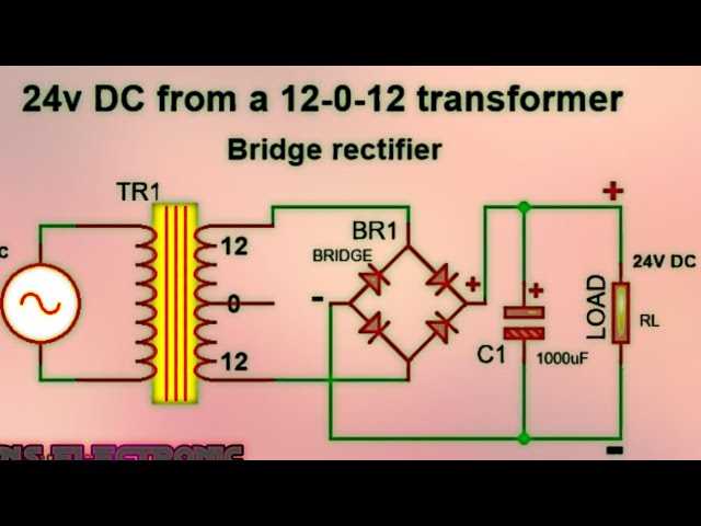 12v bridge rectifier circuit diagram