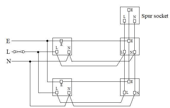 fused spur circuit diagram