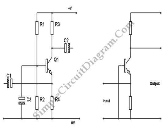 common base amplifier circuit diagram