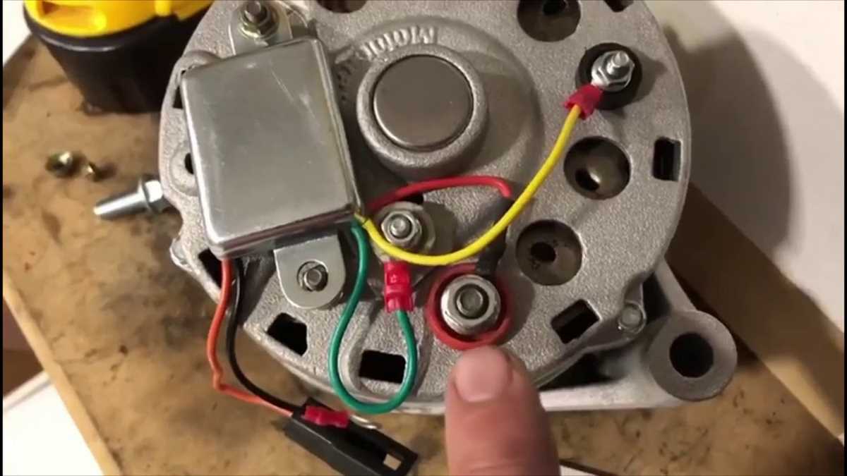 1991 mustang alternator wiring diagram