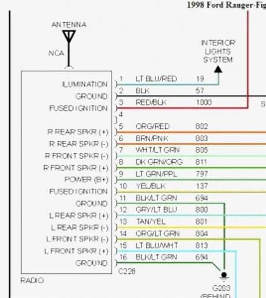 1993 ford explorer stereo wiring diagram