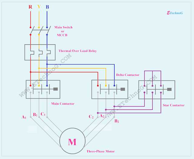 delta star wiring diagram delta star wiring diagram