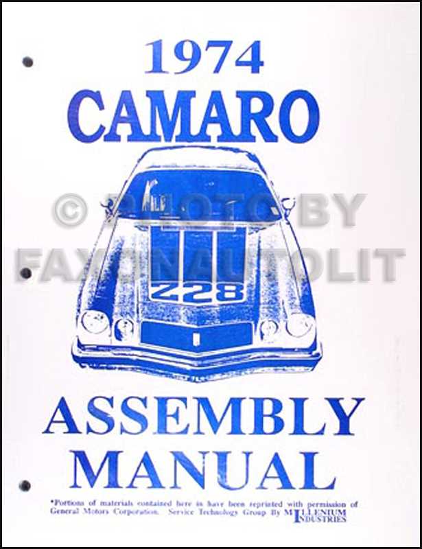 1973 camaro wiring diagram