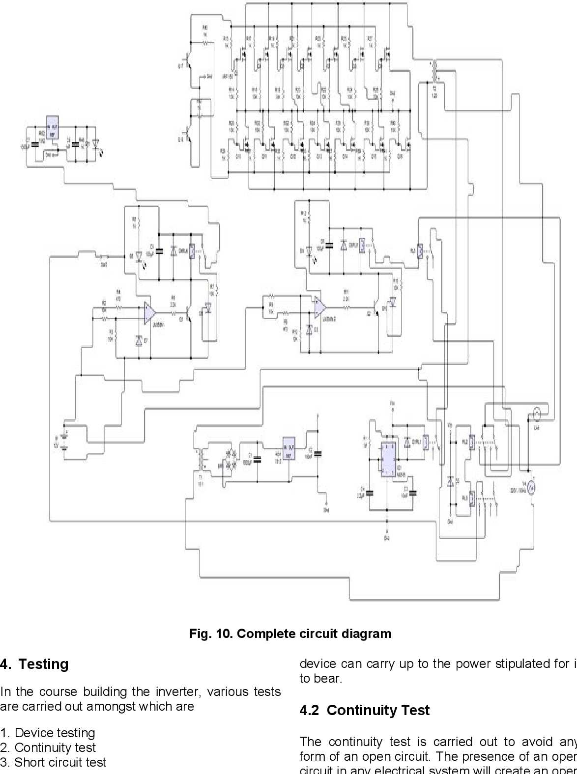 1kva inverter schematic circuit diagram