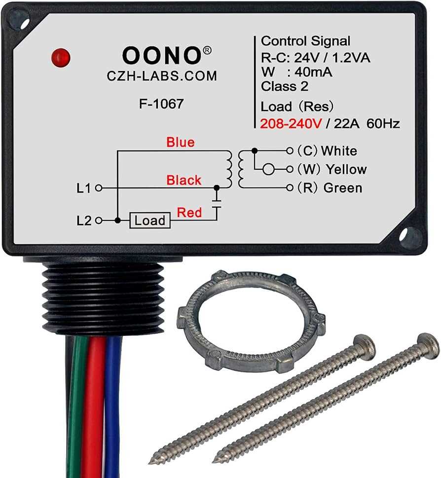 240 volt relay wiring diagram
