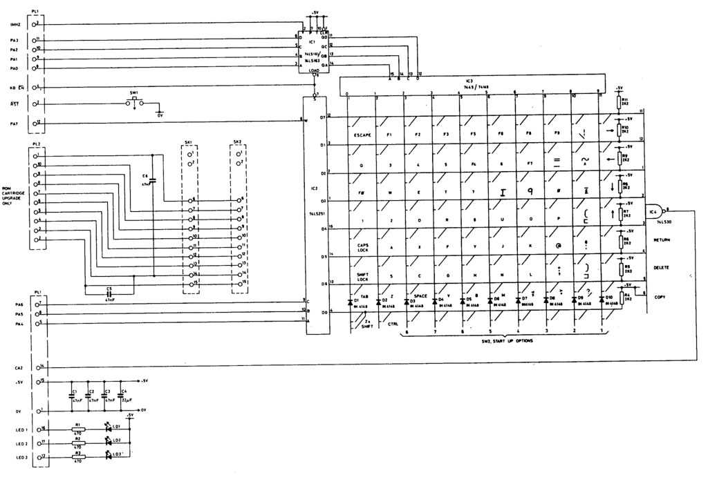 mini keyboard schematic diagram