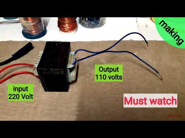 220v to 110v converter circuit diagram