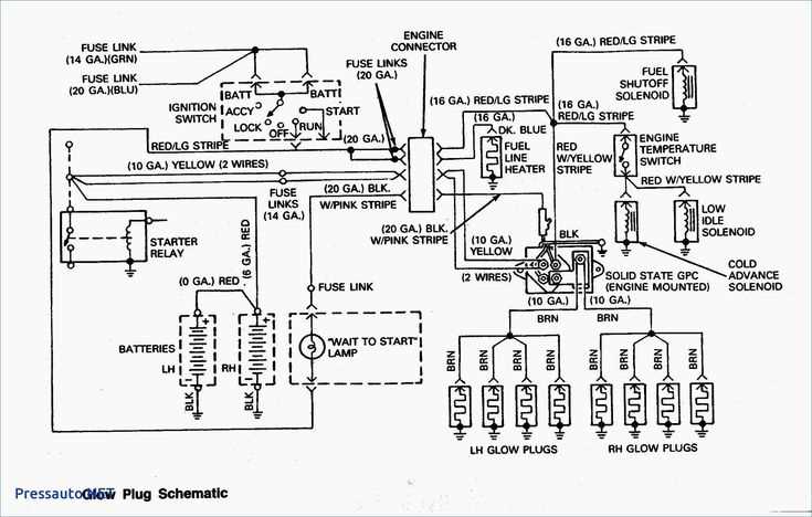glow plug relay wiring diagram