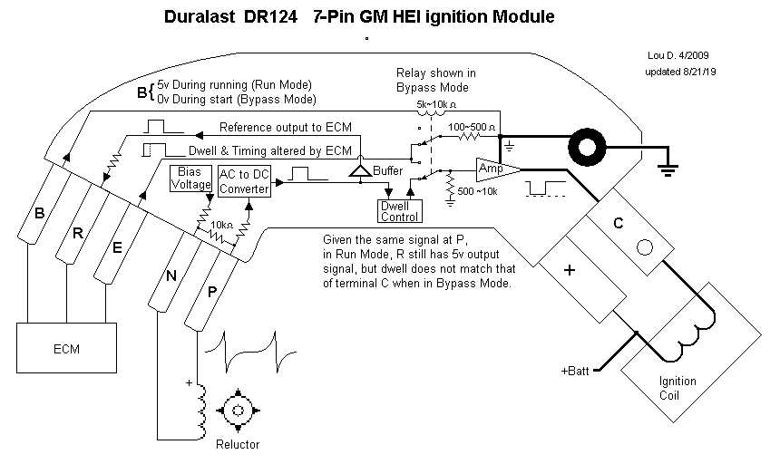 gm hei module wiring diagram