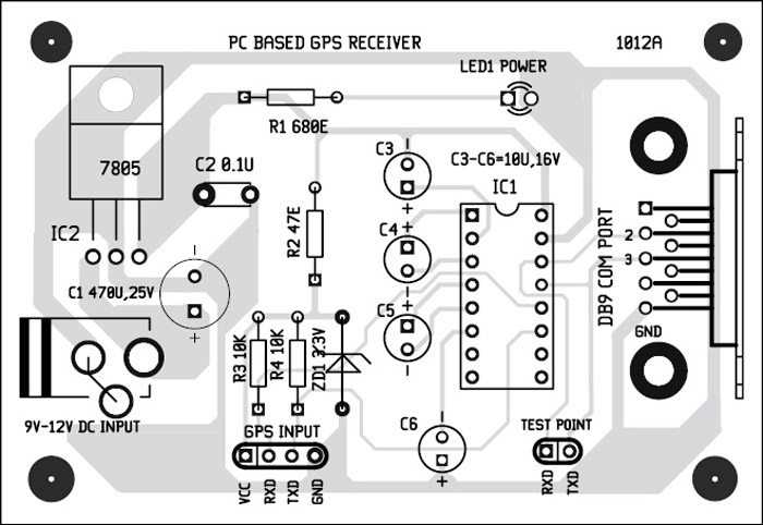 gps receiver schematic diagram