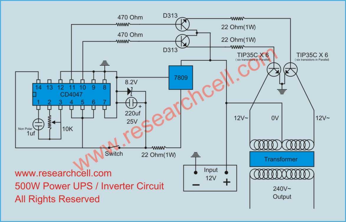 basic inverter circuit diagram
