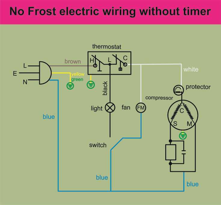 refrigerator schematic heat diagram
