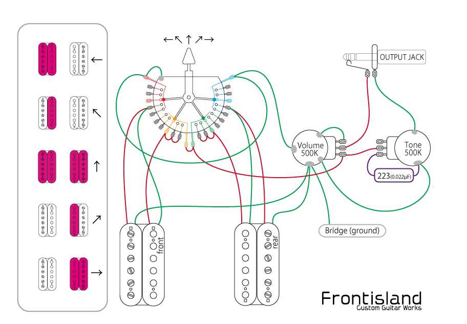 1 humbucker 1 volume wiring diagram
