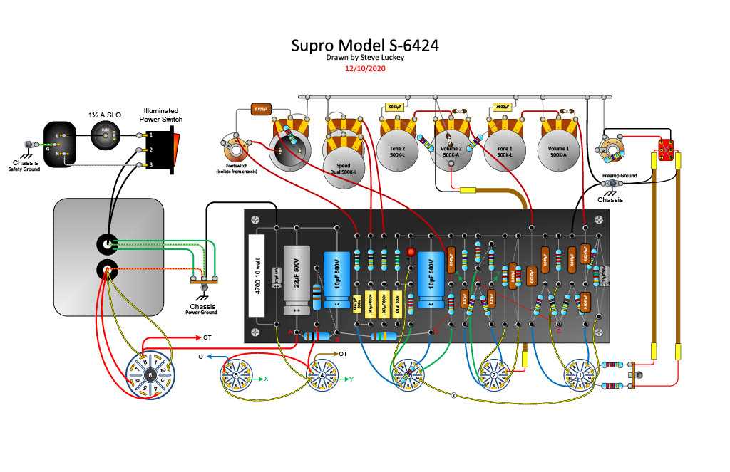 guitar amp circuit diagram